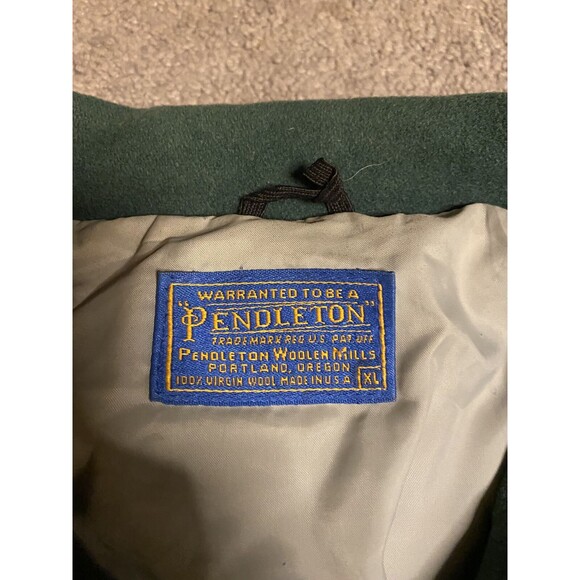 Vintage Pendleton Western Wear Wool Green Jacket Size Men's XL - Picture 2 of 8